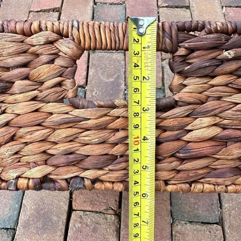 Woven Hyacinth Storage Basket